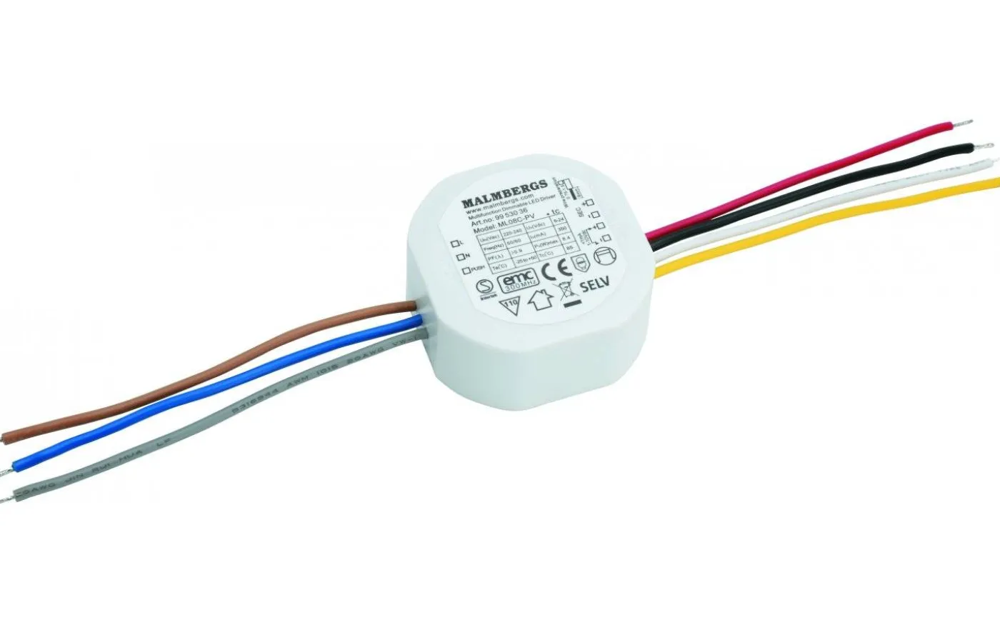 LED-driver Konstantström 350mA 2,1-8,4W Dimbar för Apparatdosa