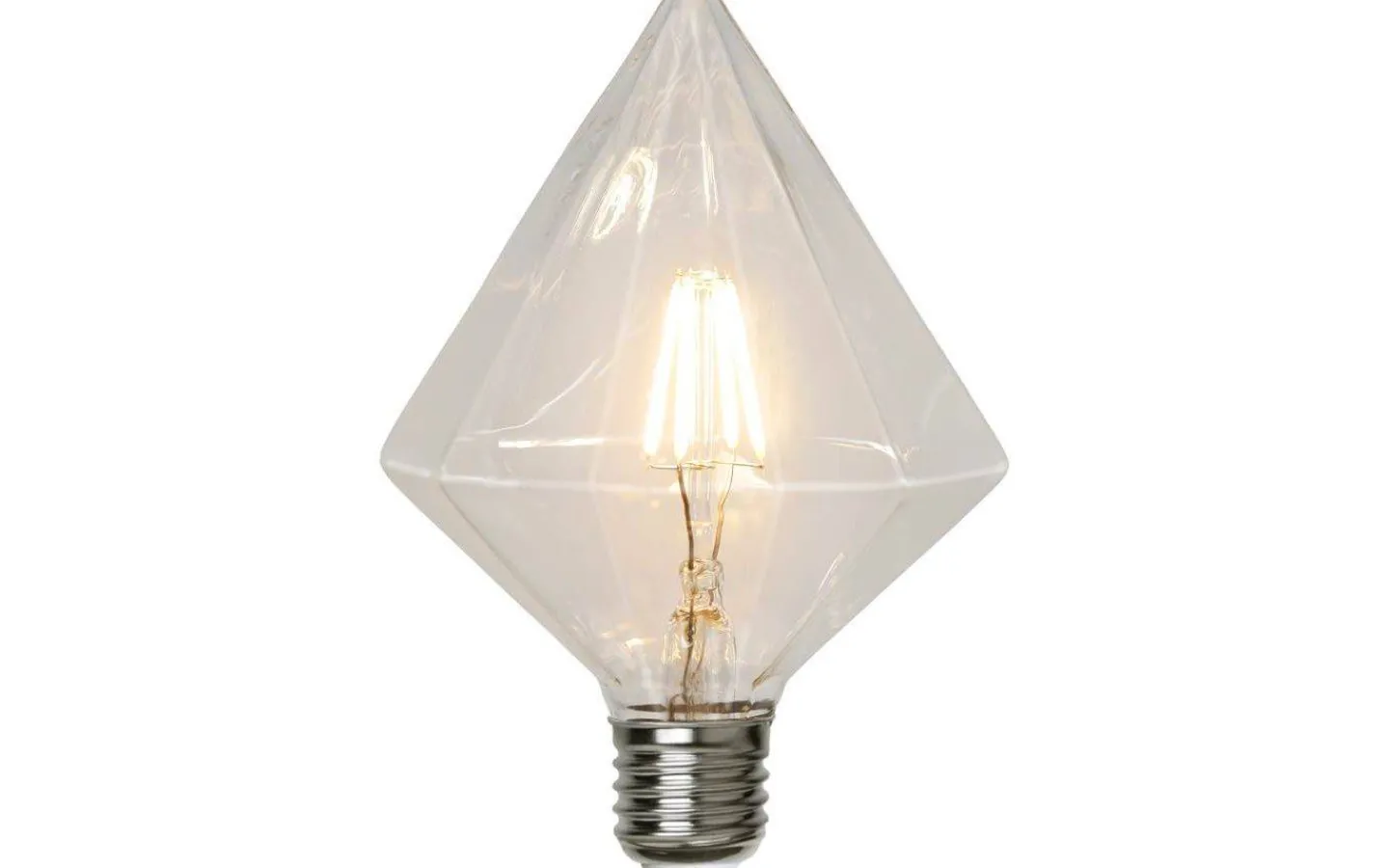 Dekorativa Ljuskällor E27<Star Trading LED-Lampa Diamant, E27 2700K 320lm 3,2W(30W)