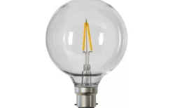 Star Trading LED-Lampa Glob 95mm, Okrossbar B22 2700K 80lm 0,6W(7W)* B22