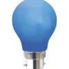 Star Trading LED-Lampa Normal, Okrossbar B22 Blå 6lm 0,9W* B22