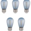 12-24V E14+E27|Lightson Garden Plug & Play<Lightson LED-Lågvoltslampa Cosy Smoke 12V Klot E27 2200K 30lm 0,3W(5W) 5-pack