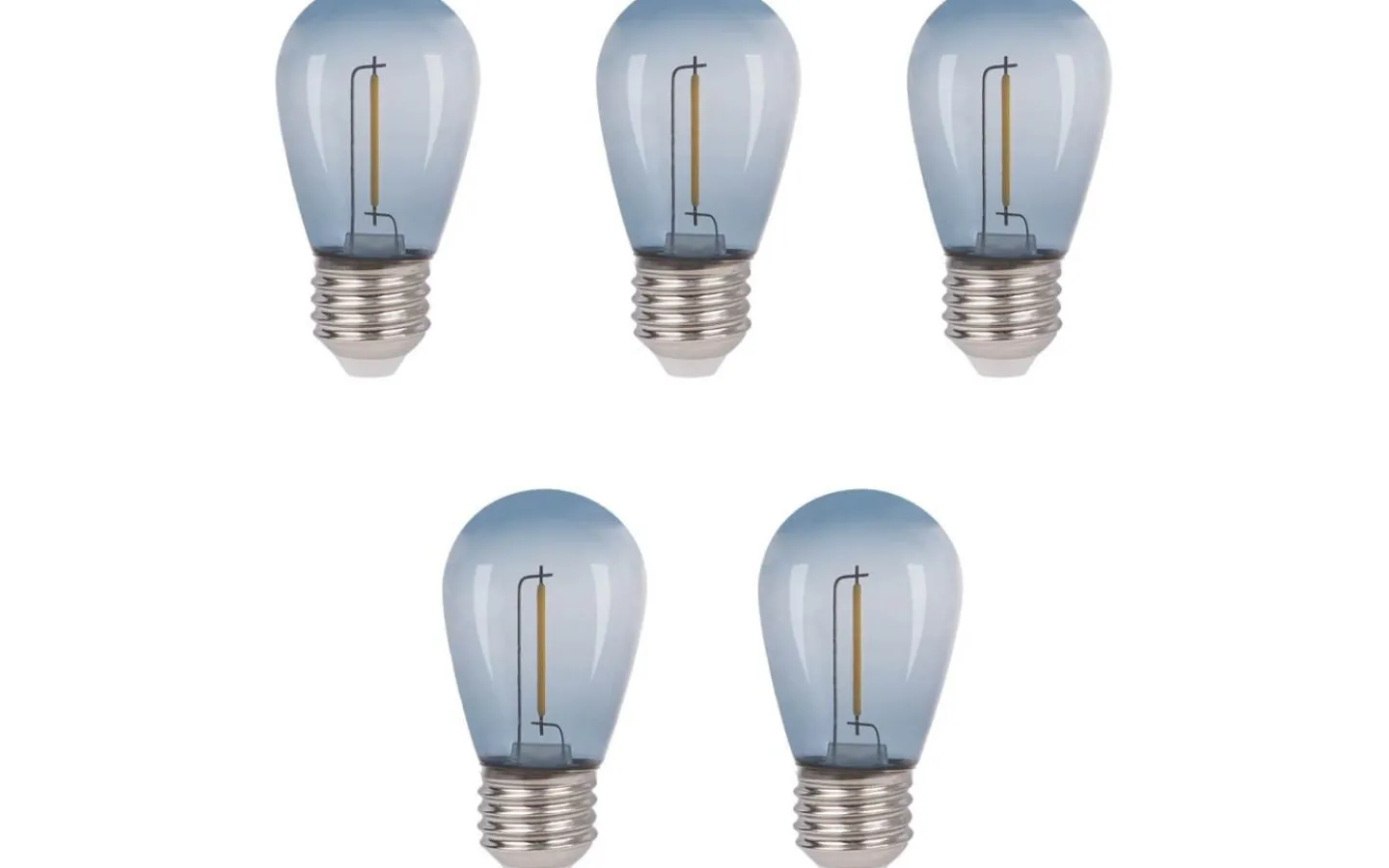 12-24V E14+E27|Lightson Garden Plug & Play<Lightson LED-Lågvoltslampa Cosy Smoke 12V Klot E27 2200K 30lm 0,3W(5W) 5-pack