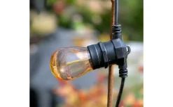 Lightson LED-Lågvoltslampa Cosy Vintage 12V Klot E27 2200K 30lm 0,3W(5W) 5-pack* 12-24V E14+E27|Lightson Garden Plug & Play