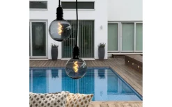 12-24V E14+E27|Lightson Garden Plug & Play<Lightson LED-Lågvoltslampa DecoXL Smoke 12V Glob 125mm E27 2200K 30lm 0,3W(5W)