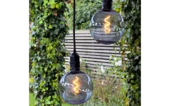 12-24V E14+E27|Lightson Garden Plug & Play<Lightson LED-Lågvoltslampa DecoXL Smoke 12V Glob 125mm E27 2200K 30lm 0,3W(5W)