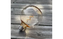 Lightson LED-Lågvoltslampa DecoXL Vintage 12V Glob 125mm E27 2200K 30lm 0,3W(5W)* 12-24V E14+E27|Lightson Garden Plug & Play