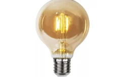 12-24V E14+E27<Star Trading LED-Lågvoltslampa 24V Glob 80mm E27 2500K 28lm 0,23W(3W) 4-Pack