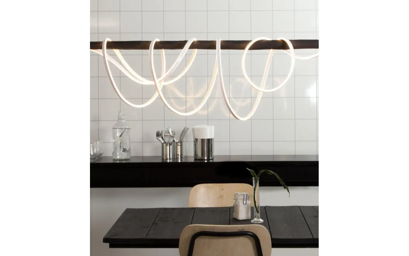 LED-Neonslang dubbel 4000K, 8w/m 230V IP44, metervara