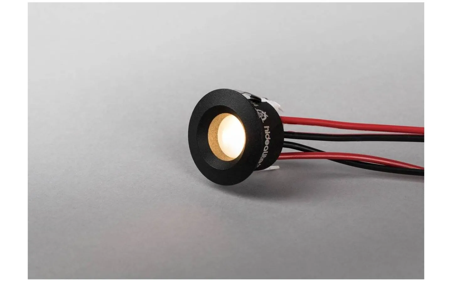 Hidealite LED-Spot för fönstersmygar 30mm, 2700K 60lm 1,3W 350mA Svart* Minispotlights & Ledpuckar