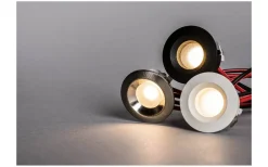 LED-Spot för fönstersmygar 30mm, 3000K 60lm 1,3W 350mA Svart