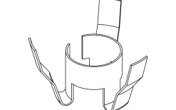 Minispotlights & Ledpuckar<Hidealite LED-Spot för Slang 16mm, 3000K 85lm 1,2W 350mA Vit