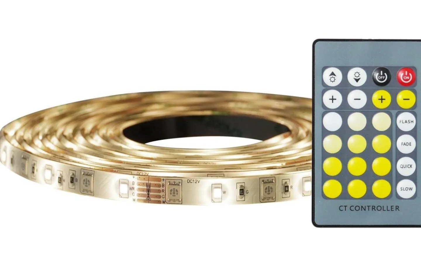 12V Led Slinga|12V Led Slinga<Nordlux LEDstrip 5m CCT 2700-6000K 230lm/m 2,8W/m Komplett Kit IP44