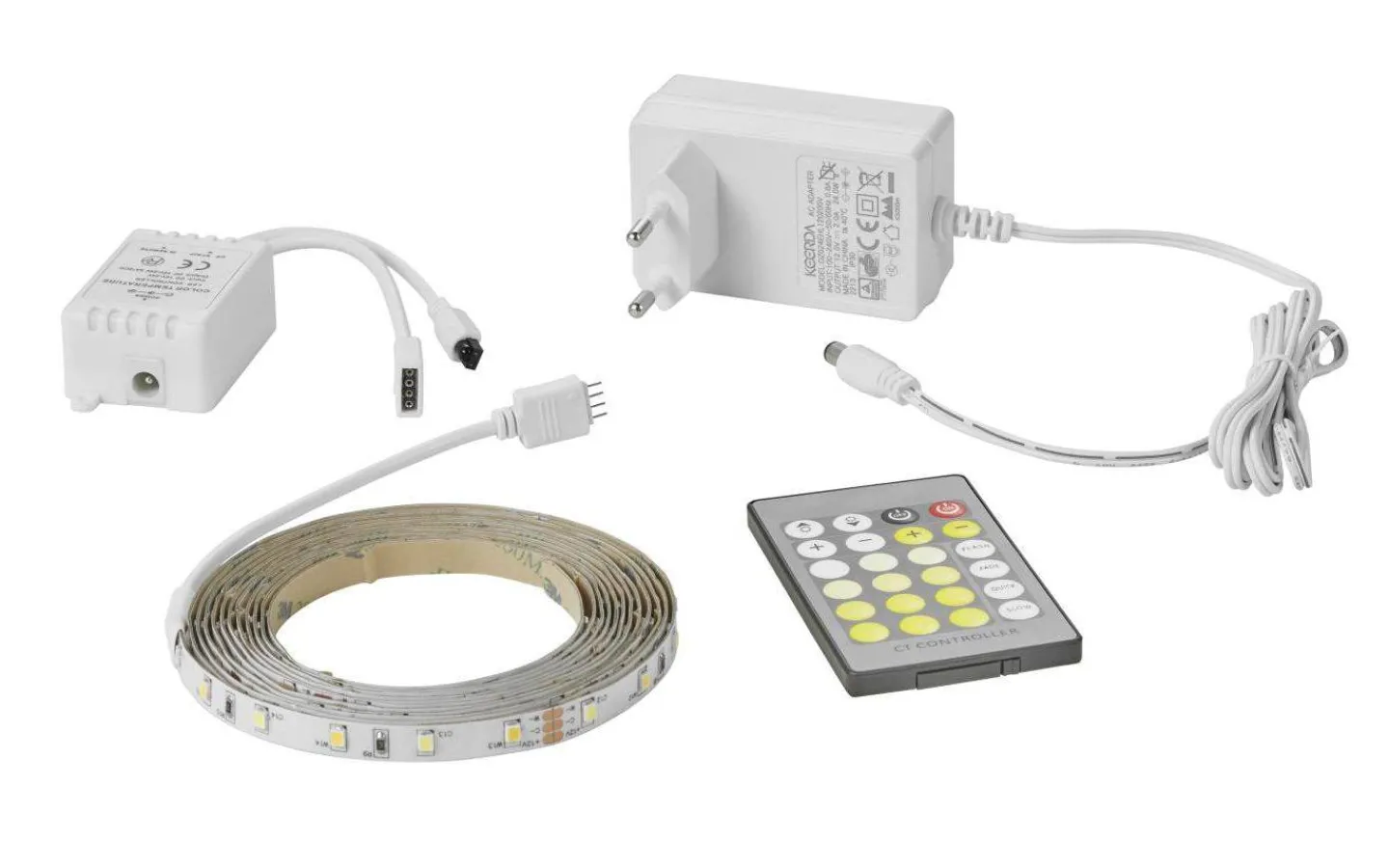12V Led Slinga|12V Led Slinga<Nordlux LEDstrip 5m CCT 2700-6000K 230lm/m 2,8W/m Komplett Kit IP44