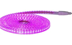230V Led Slinga|230V Led Slinga<Star Trading LEDstrip Rosa 8,3W 5m