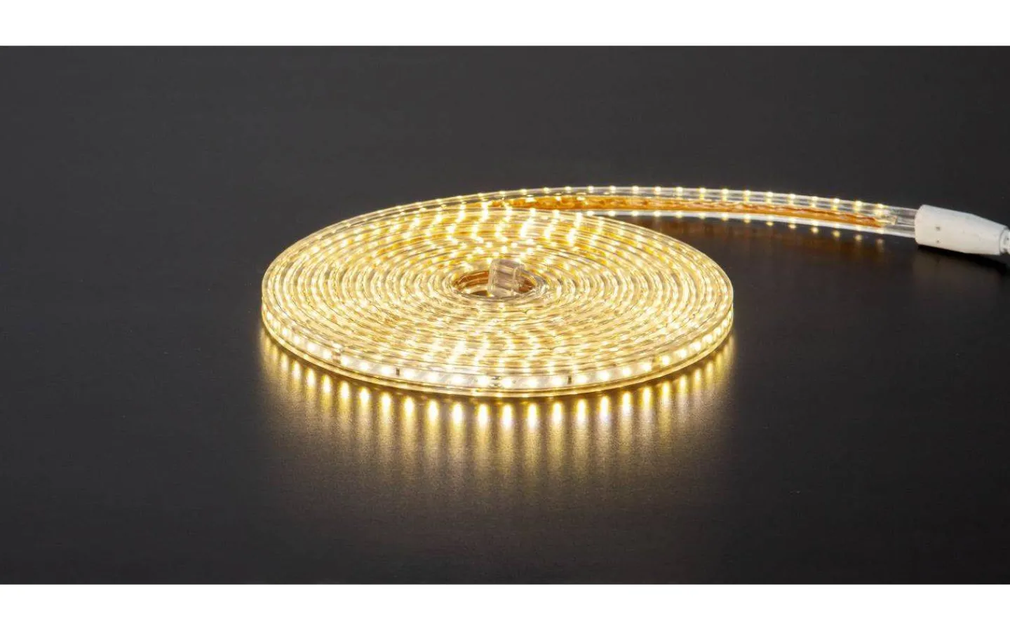 Star Trading LEDstrip Varmvit 8,3W 5m* 230V Led Slinga|230V Led Slinga
