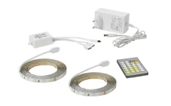 12V Led Slinga|12V Led Slinga<Nordlux LEDstrip 2x5m CCT 2700-6000K 230lm/m 2,8W/m Komplett Kit IP44