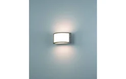 Utomhusarmaturer, Stolpar|Vägglampor Utomhus<Malmbergs Leeds II Väggarmatur LED med Vägguttag Grå IP54