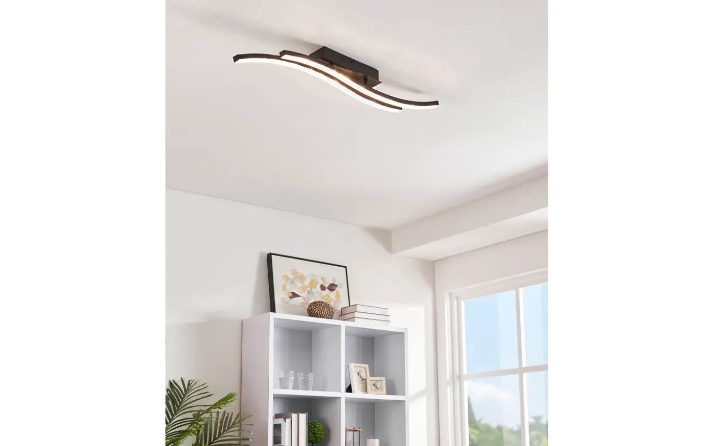 Lejias Plafond 78cm LED 3000K 21,5W Svart
