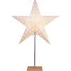 Leo Julstjärna På Fot, Vit 65cm