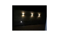 Lesa Vägglampa Silvergrå IP54