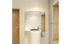 Badrumslampor Vägg<Rendl Levia Vägglampa Borstad Aluminium 60cm LED 12W IP44 3000K