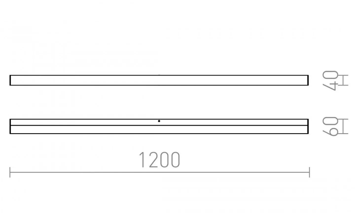 Rendl Levia Vägglampa Krom LED 120cm 24W IP44 3000K* Badrum|Badrumslampor Vägg