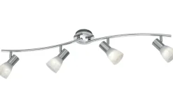 Avlånga Takspotlights|Takspot Med Minst 4 Lampor<Trio Lighting Levisto Spotlight 4-delad E14 borstad stål