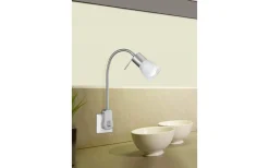 Läslampor<Trio Lighting Levisto Spotlight för vägguttag E14 borstad stål