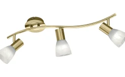 Levisto Spotlight 3-st E14 matt mässing