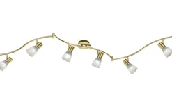 Avlånga Takspotlights|Takspot Med Minst 4 Lampor<Trio Lighting Levisto Spotlight 6-st E14 matt mässing