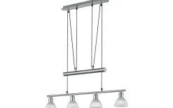 Avlånga Taklampor<Trio Lighting Levisto Takpendel 4-delad E14 borstad stål