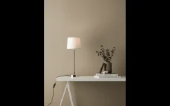 PR Home Liam Bordslampa 56cm Krom/Vit* Bordslampor