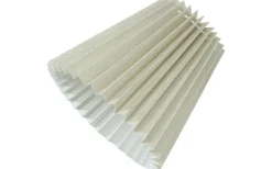 Liam Plisserad Toppringskärm Ø22 Beige