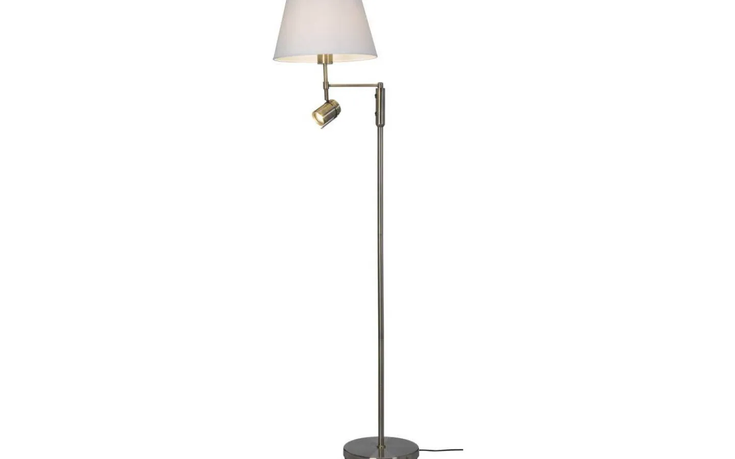 Vardagsrum|Golvlampor<Cottex Libra 2L Golvlampa 155cm Antik/Vit
