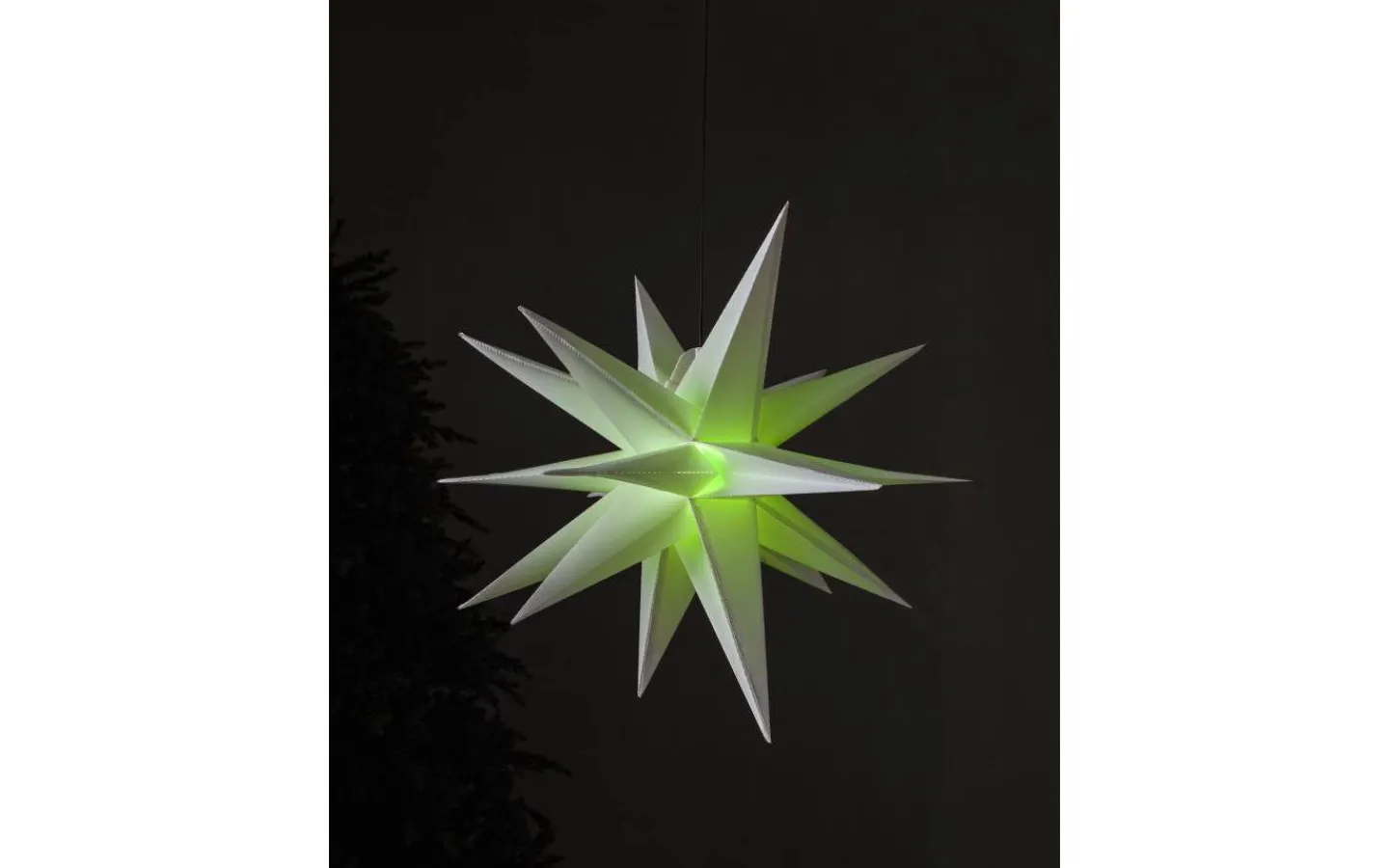 Star Trading Lighty Outdoor Sladdställ till Julstjärna 7,5m LED Färgväxlande* Julstjärnor Utan Sladd|Julpynt Utomhus