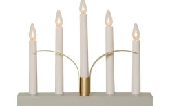 Visa Alla Adventsljusstakar|Adventsljusstakar 0-30 Cm<Star Trading Lilja Adventsljusstake 25cm Grå