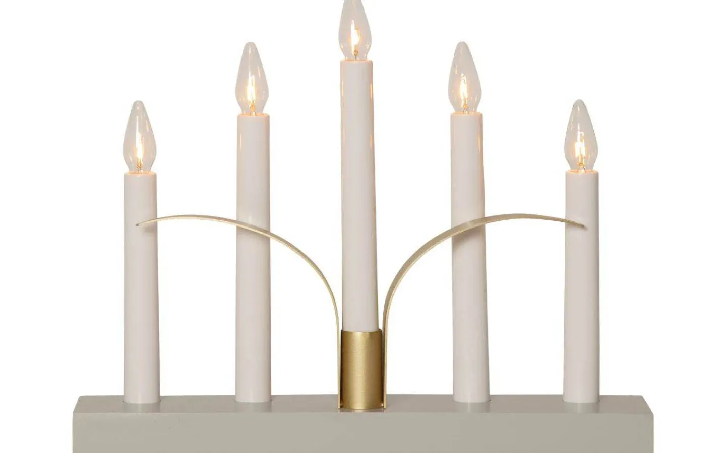 Visa Alla Adventsljusstakar|Adventsljusstakar 0-30 Cm<Star Trading Lilja Adventsljusstake 25cm Grå