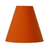 Toppringsskärmar<ArmaturHantverk Lilja Toppringskärm Ø21cm Orange
