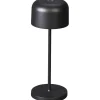 Konstsmide Lille Uppladdningsbar Bordslampa LED 20cm Svart IP54* Uppladdningsbara Lampor Utomhus|Uppladdningsbara Lampor Utomhus