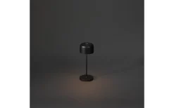 Konstsmide Lille Uppladdningsbar Bordslampa LED 20cm Svart IP54* Uppladdningsbara Lampor Utomhus|Uppladdningsbara Lampor Utomhus