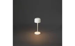 Uppladdningsbara Lampor Utomhus|Uppladdningsbara Lampor Utomhus<Konstsmide Lille Uppladdningsbar Bordslampa LED 20cm Vit IP54