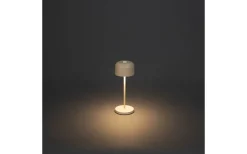 Konstsmide Lille Uppladdningsbar Bordslampa LED 20cm Sand IP54* Uppladdningsbara Lampor Utomhus|Uppladdningsbara Lampor Utomhus