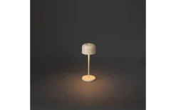 Konstsmide Lille Uppladdningsbar Bordslampa LED 20cm Sand IP54* Uppladdningsbara Lampor Utomhus|Uppladdningsbara Lampor Utomhus