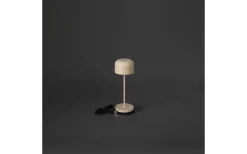 Konstsmide Lille Uppladdningsbar Bordslampa LED 20cm Sand IP54* Uppladdningsbara Lampor Utomhus|Uppladdningsbara Lampor Utomhus