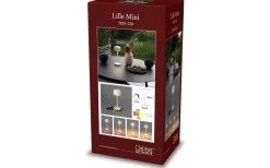 Konstsmide Lille Uppladdningsbar Bordslampa LED 20cm Sand IP54* Uppladdningsbara Lampor Utomhus|Uppladdningsbara Lampor Utomhus