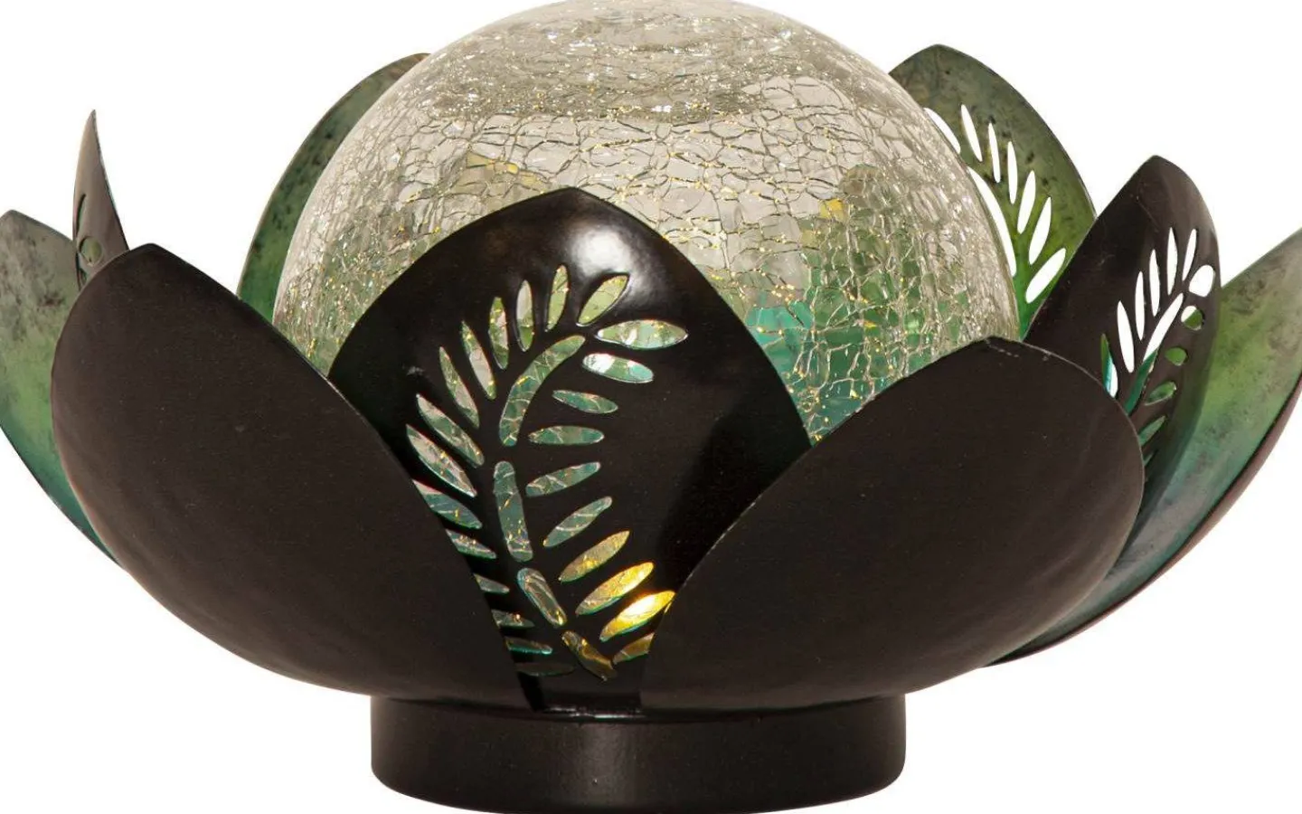 Visa Alla Solcellslampor<Star Trading Lilly Solcellslampa 12cm Silver/Blå