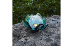 Visa Alla Solcellslampor<Star Trading Lilly Solcellslampa 12cm Silver/Blå