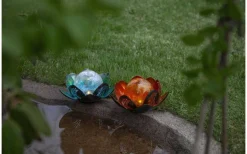 Visa Alla Solcellslampor<Star Trading Lilly Solcellslampa 12cm Silver/Blå