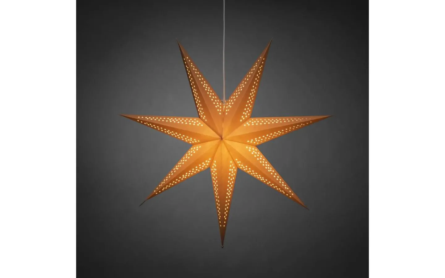 Visa Alla Julstjärnor|Julstjärnor Med Sladd<Konstsmide Lina Julstjärna 78cm Brun