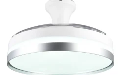 Reality Lindberg Takfläkt 100cm LED vit/titan stjärnljus* Takfläktar